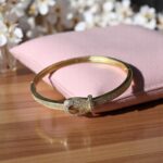 Custom Gold Very Stylish High End Golden Plated Bangles for Women Girls Casual and All Occasions - Image 4