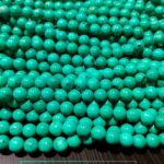 Green Turquoise Stone 8mm 10mm Plane Beads Strings Lines Wholesale Bulk Supply Factory Price