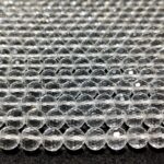 Transparent Clear Faceted Glass 8mm 10mm 12mm Plane Beads Strings Lines Wholesale Bulk Supply Factory Price