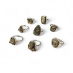 Pyrite Cluster Finger Ring Adjustable