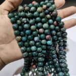 Natural Blood Stone 8mm 10mm Plane Beads Strings Lines Wholesale Bulk Supply Factory Price - Image 2