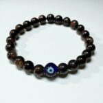 Authentic Black Tourmaline Evil Eye Stones for Protection Bracelets - Image 3