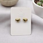 DIY Trending Heart Shape Stylish High End Earrings Studs for Women Girls All Occasions Daily Wear - Image 3