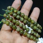 Natural Peridot Stone 8mm Stretchable Adjustable Bracelets - Image 2