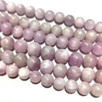 Natural Kunzite Stone 8mm Plane Beads Strings Wholesale Bulk Supply Direct From Factory