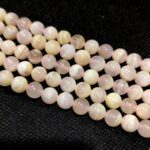 Natural Orange Calcite Stone 8mm Plane Beads Strings Wholesale Bulk Supply Direct From Factory