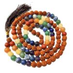 Natural Chakra Stones Jap Mala 8mm Size 108 Beads