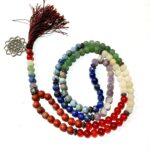Natural Chakra Stones Jap Mala 8mm Size 108 Beads - Image 2