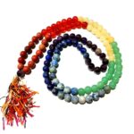 Natural Chakra Stones Jap Mala 8mm Size 108 Beads - Image 3