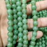 Natural Green Aventurine Stone Star Quality 4mm 6mm 8mm 10mm Plane Beads Strings Wholesale Bulk Supply Factory Price