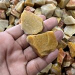 Pack of 2 Kg Natural Rough Stones Raw Crystals Yellow Aventurine - Image 2