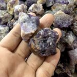 Pack of 2 Kg Natural Rough Stones Raw Crystals Amethyst - Image 2