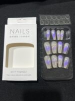 Pack of 2 Box DIY Stylish Press on nails mix design & color buy 1 get 1 free - Image 6