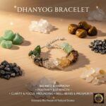 Natural Stone Dhanyog Adjustable Chips Bracelets Stones for Money Attraction