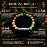 10 mm Dhanyog Bracelet with Magnet Bond Cube Stratchable Bracelets