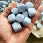 Natural Angelite Tumbled Stones