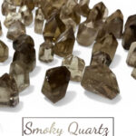 Natural Smoky Quartz Stone Polished Free Form Obelisk Point