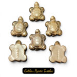 Golden Pyrite Turtle 25 mm Size