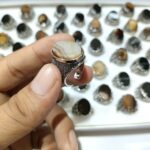 Sulemani Hakik Natural Stones Multiple Design Finger Rings Adjustable - Image 9