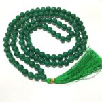 Natural Crystals Green Jade Stones 8mm Size 108 Beads Jap Mala - Image 2