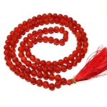 Natural Crystals Red Carnelian ⭐⭐⭐⭐⭐ Agate Stones 8mm Size 108 Beads Jap Mala - Image 2