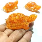 Citrine Quartz Orgone Turtle Polished Surface - Image 3