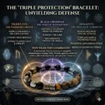 Triple Protection Hexagonal Stones 8mm Beads Bracelets