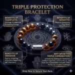 10mm size triple protection bracelet with magnet bonds