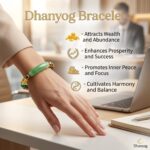 Green Aventurine Strap Natural Stone Dhanyog Adjustable 8mm beads Bracelets Stones for Money Attraction