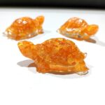 Citrine Quartz Orgone Turtle Polished Surface