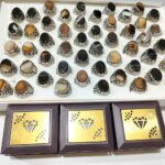 Sulemani Hakik Natural Stones Multiple Design Finger Rings Adjustable - Image 2