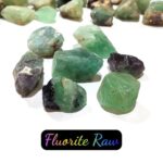 Natural Multi Fluorite Rough Stone Raw Tumbled Shape