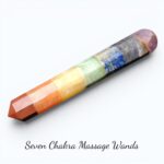 Seven Chakra Bonded Faceted Massage Wands