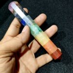 Seven Chakra Bonded Faceted Massage Wands - Image 2