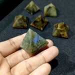 Labradorite 28-30 mm Small Pyramid - Image 2