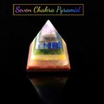 Seven Chakra Bonded Pyramid 40-42 mm