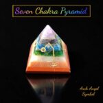 Seven Chakra Bonded Arch Angel Symbol Pyramid 40-42 mm