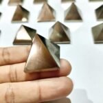 Pyrite Stone 25-30 mm Pyramid Natural Authentic Stones Reiki Crystals - Image 3