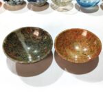 Unakite Stone Bowl 3 Inches