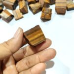 Tiger Eye Rough Stone Raw Tumbled Shape - Image 4