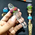 Faceted Clear Quartz Chakra Tibetan Healing Wands