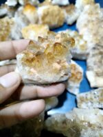 Natural Citrine Quartz From Brazil Clusters Rock - Image 4