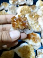 Natural Citrine Quartz From Brazil Clusters Rock - Image 3