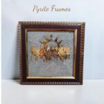 Pyrite Stone Seven Horses Frames from Natural Stones