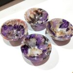 Amethyst Stone Bowl 3 Inch Natural Authentic Stones - Image 2