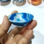 Blue Agate Stone Bowl 2.5 Inch - Image 3