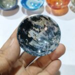 Moss Agate Stone Bowl 2.5 Inch - Image 2