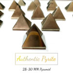 Pyrite Stone 25-30 mm Pyramid Natural Authentic Stones Reiki Crystals