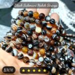 Natural Black Sulemani Hakik Stone Star Quality 4mm 6mm 8mm 10mm 12mm 14mm Plane Beads Strings